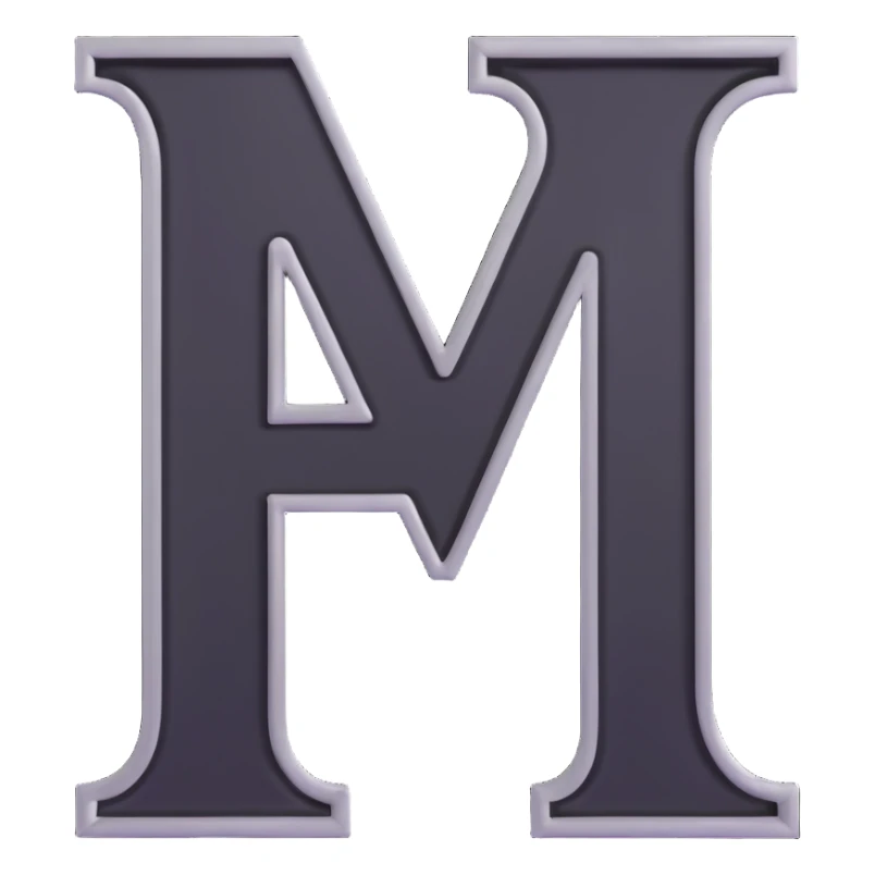 letters BLK in black western font with silver outline sticker