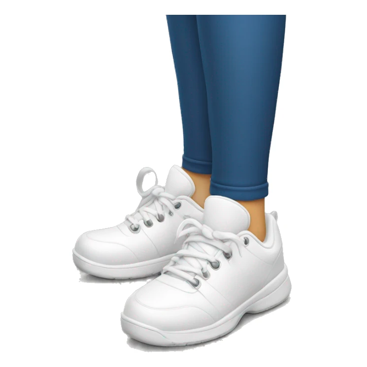 chunky white tennis shoes sticker