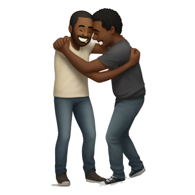 Hugs with boyfriend, big spoon sticker