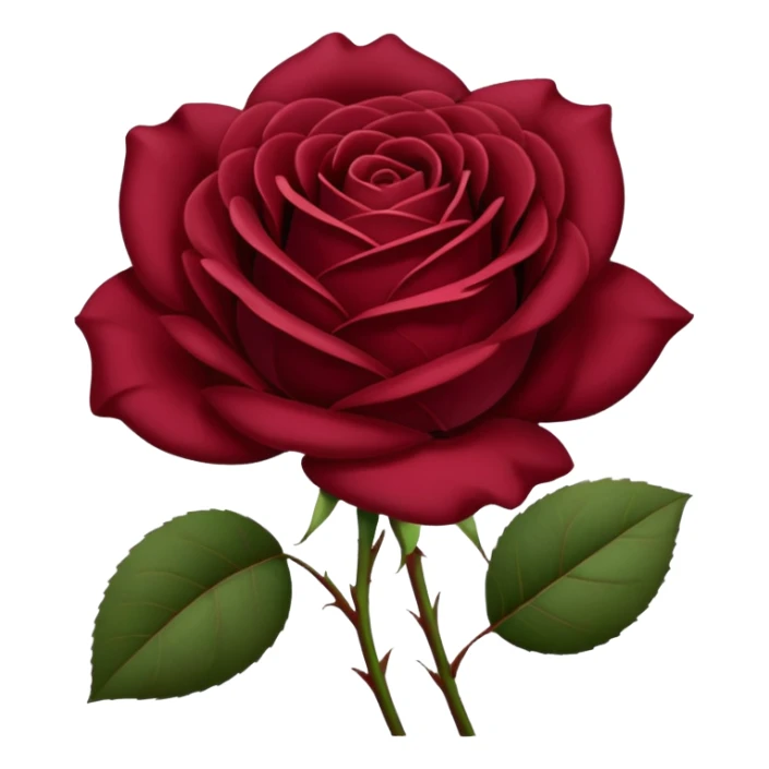 burgundy coloured roses sticker