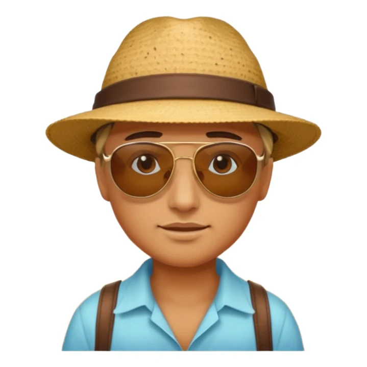 person living in desert sticker