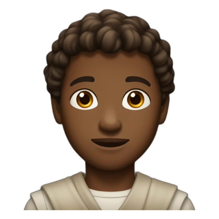 Young Peter darkish skin color from bible sticker