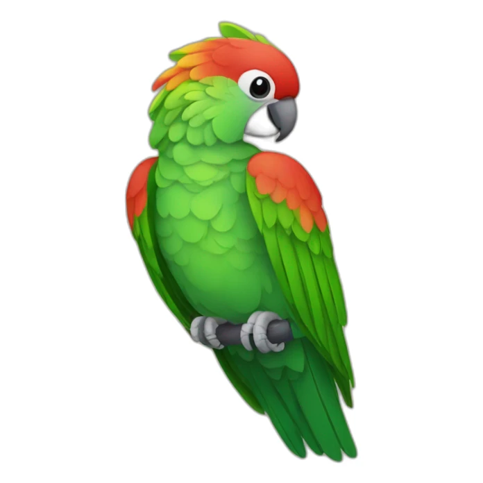 argentinian cotorra parrot sticker