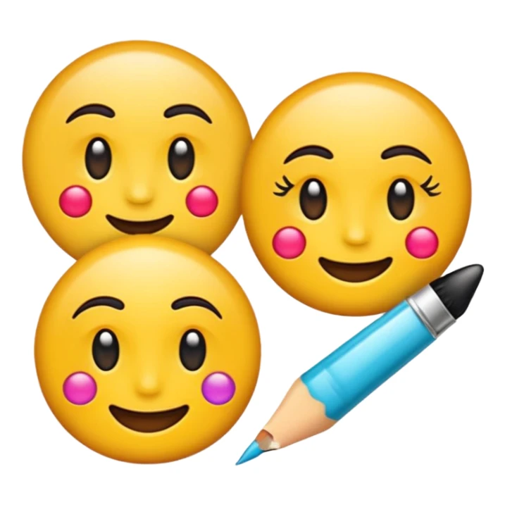 QUIERO QUE REALICES EMOJIS DIVINOS DE MAQUILLAJE sticker