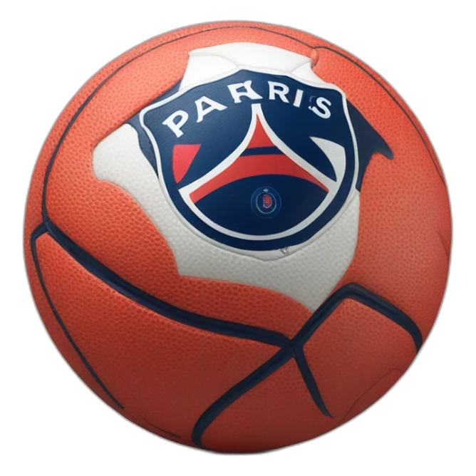 A paris-st-germain football ball crying sticker