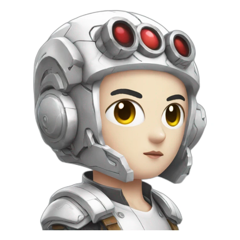 white kirby cyberpunk sticker