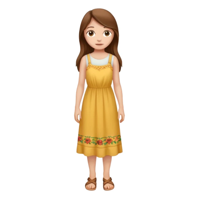 chica cuerpo entero sticker