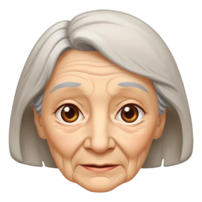 mujer adulta mayor sticker