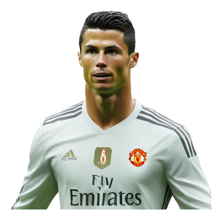 Cristiano ronaldo a manchester united sticker