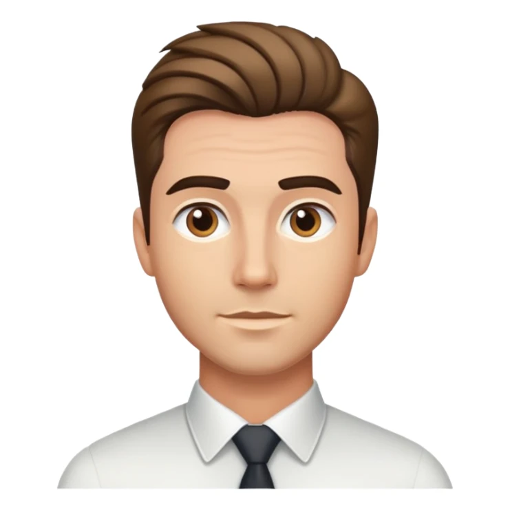 A professional looking man named Alex Cansani with modern styled hair sticker