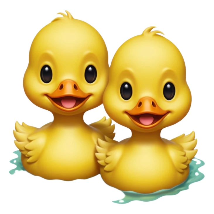 Rotting ducklings smile lovecraftian horror sticker