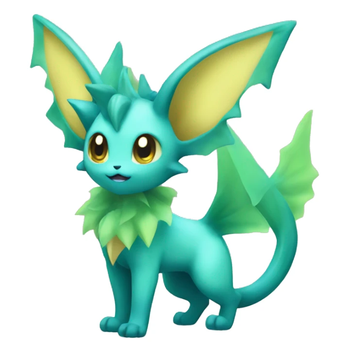 Vaporeon-Leafeon full body sticker