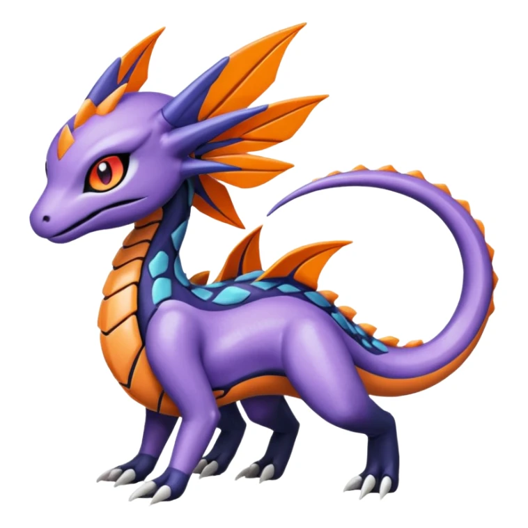 Meloetta-Salandit-Dialga-Pokémon-Fakémon-fusion-hybrid-creature sticker