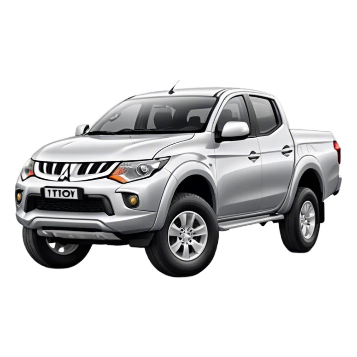 Mitsubishi Triton - Mitsubishi (Model Year: 2023) (Iconic colour: Silver) sticker