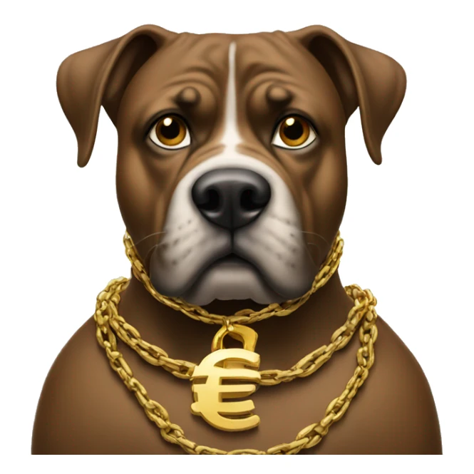 big dawg with money and gold chain sticker