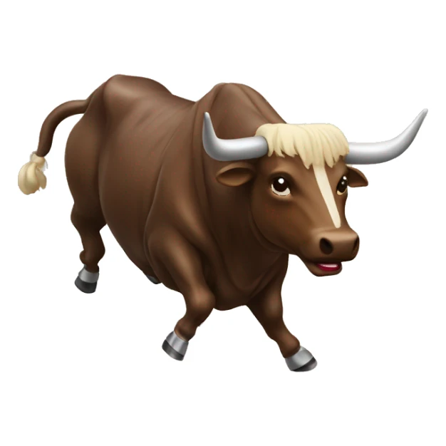 Mechanical bull sticker