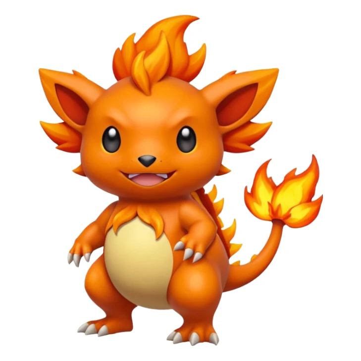 Crocalor-Pokémon, full body sticker