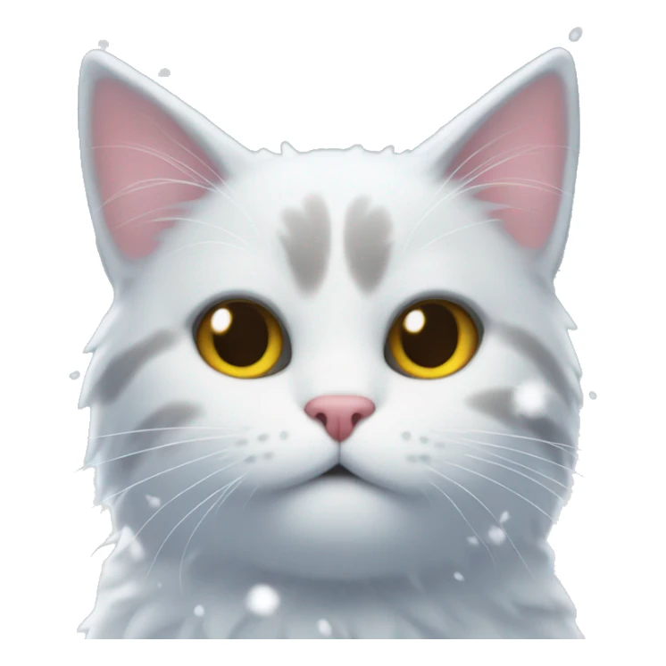 Cat in the Snow of Christmas  sticker