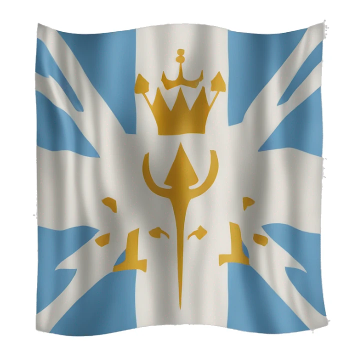 Flag of the Kingdom of Jerusalem sticker