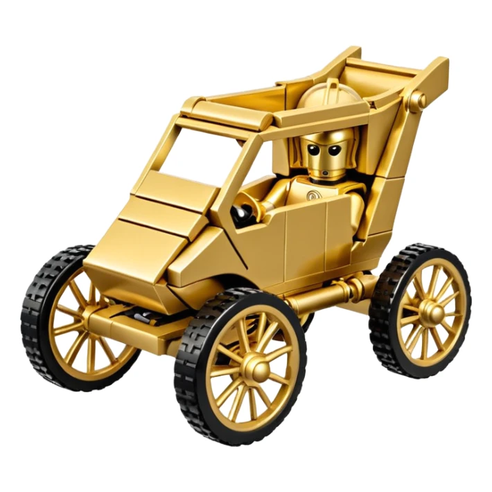 C-3PO in 1865 Lego buggy  sticker