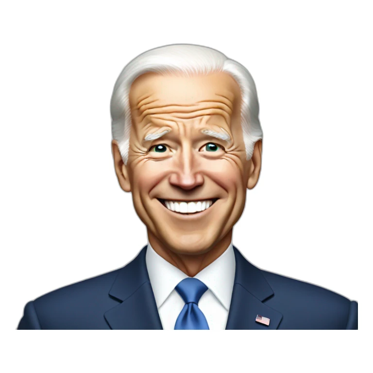 President Biden very happy sticker