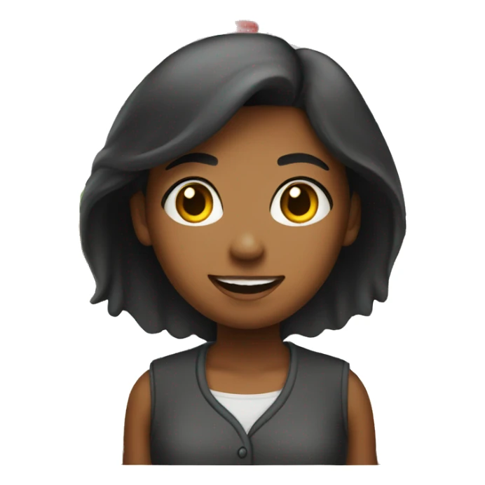 girl seller behind the counter sticker