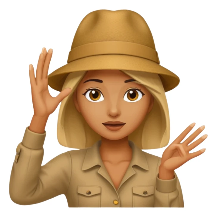 woman who make a DAB sticker