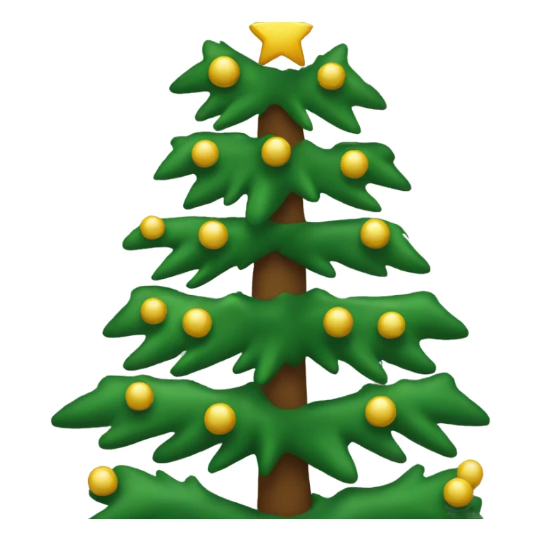 Christmas tree  sticker