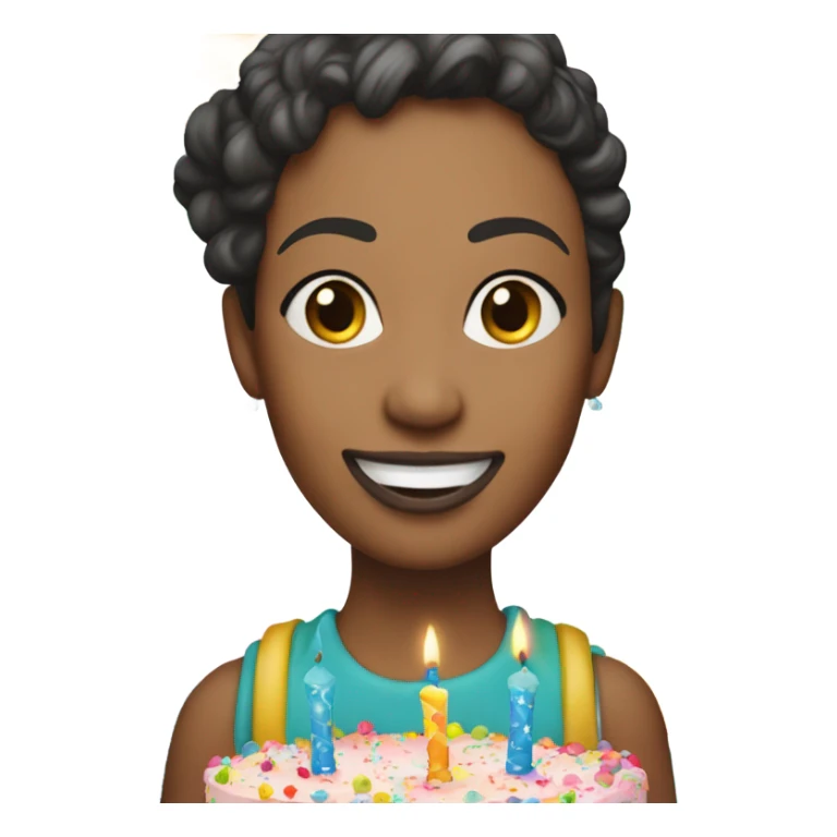 Susie Fogle celebrating her birthday  sticker