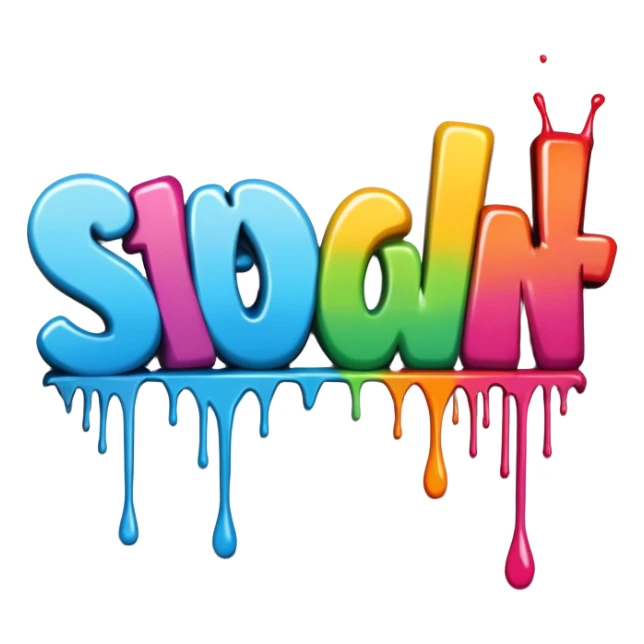 graffiti of the word  sit down  sticker