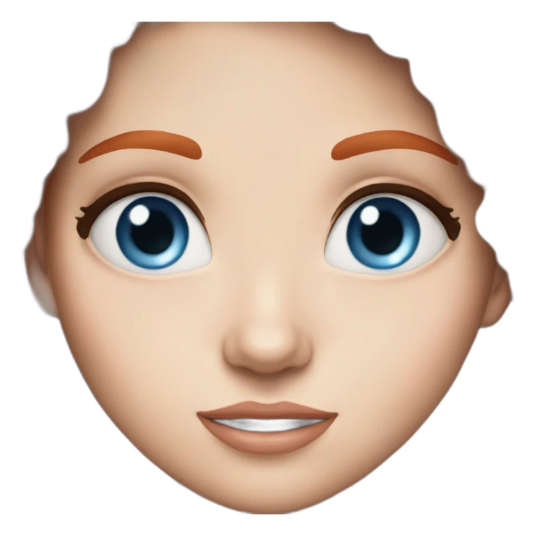 white-girl-red-hair-blue-eyes-amazed sticker