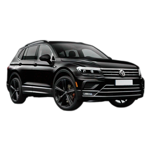 Vw tiguan r line 2020 black rims sticker