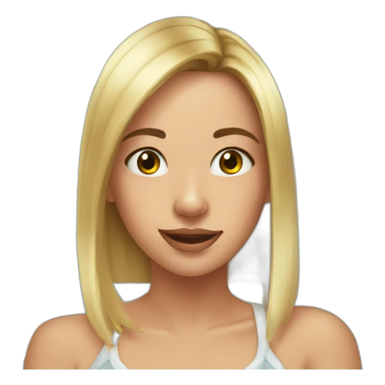 girl in bathroom mirror selfie sticker