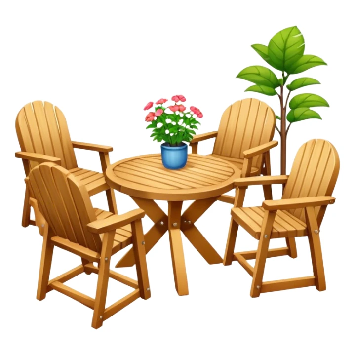 garden furniture sticker