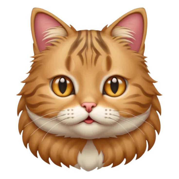 a nervous cat, like he’s going to ask a question to a girl sticker