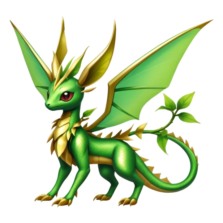 Shiny Exotic Flygon-Leafeon-Scyther-Hybrid-Creature sticker