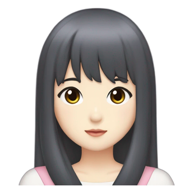 Tomoyo Daidouji dark hair sticker