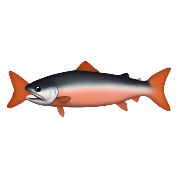 salmon pride flag sticker