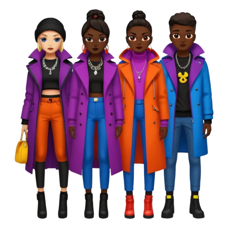 Russian underground fashion sticker