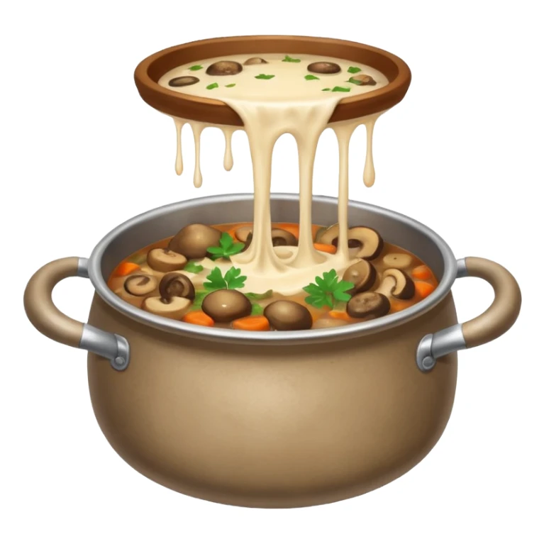 pot of mushroom stew  sticker