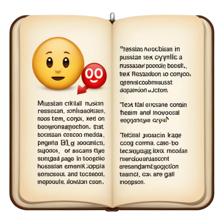 Page showing Russian Cyrillic text, max 128kb, 100px x 100px sticker