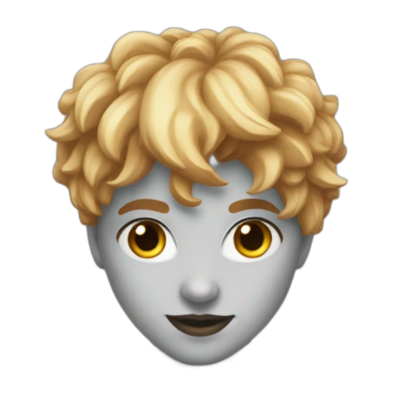 Coeur visage  sticker