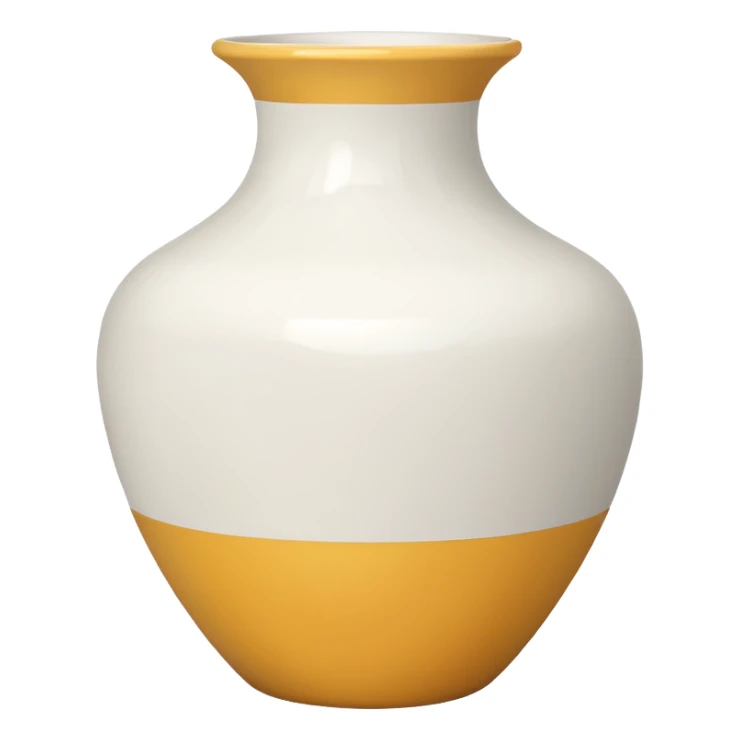 vaso branco sem flores sticker