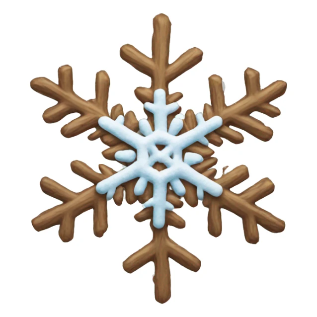 snowflake sticker