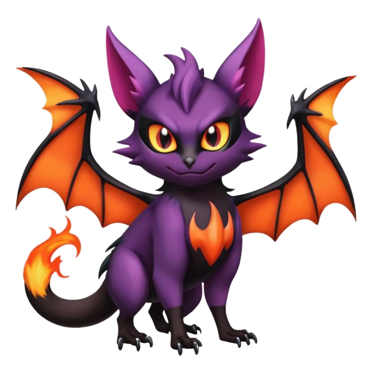 Noibat-Noivern-Litten-Hybrid sticker