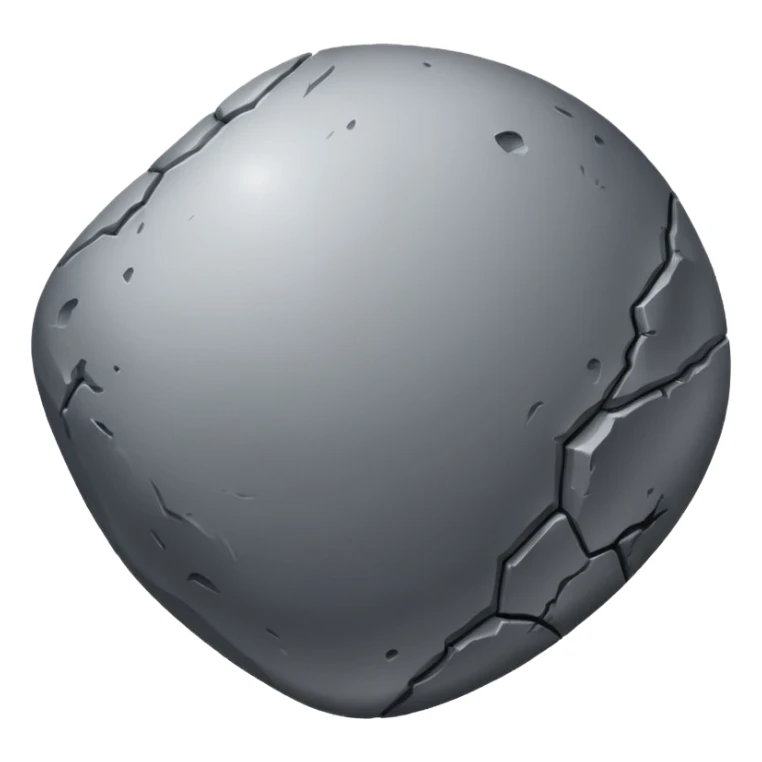 The color lunar rock sticker