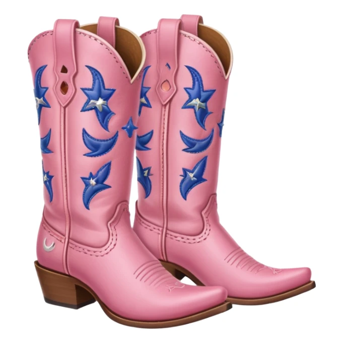 Botas vaceras rosas sticker