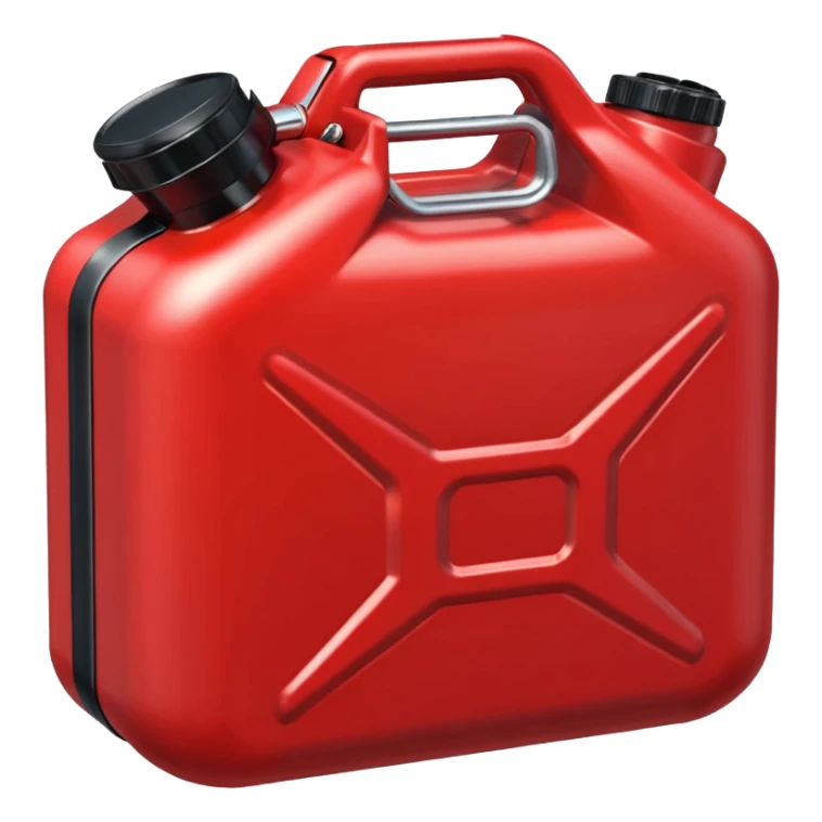 2d red gas can ios emoji black lid sticker