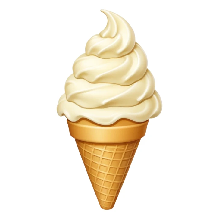 two scoops of ice cream sticker