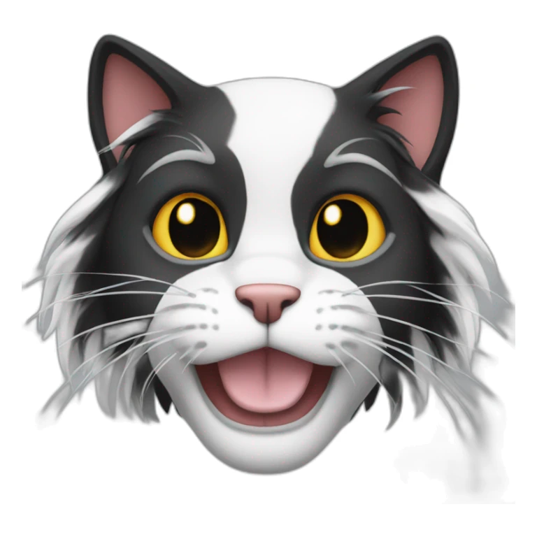 sylvester cat with long hair sticker